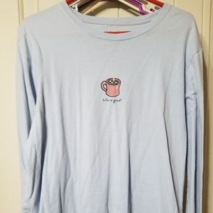 Xl life is good long sleeve tshirt